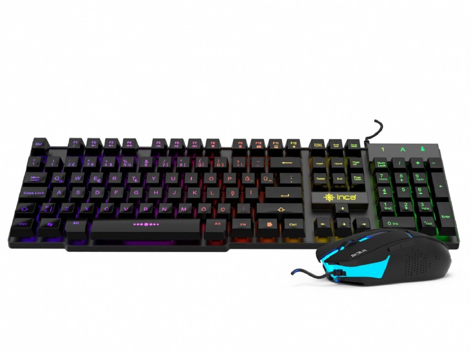 Inca Gaming-Tastatur und Maus Set IKG-448 – Die perfekte Kombination für unübertroffenes Spielerlebnis