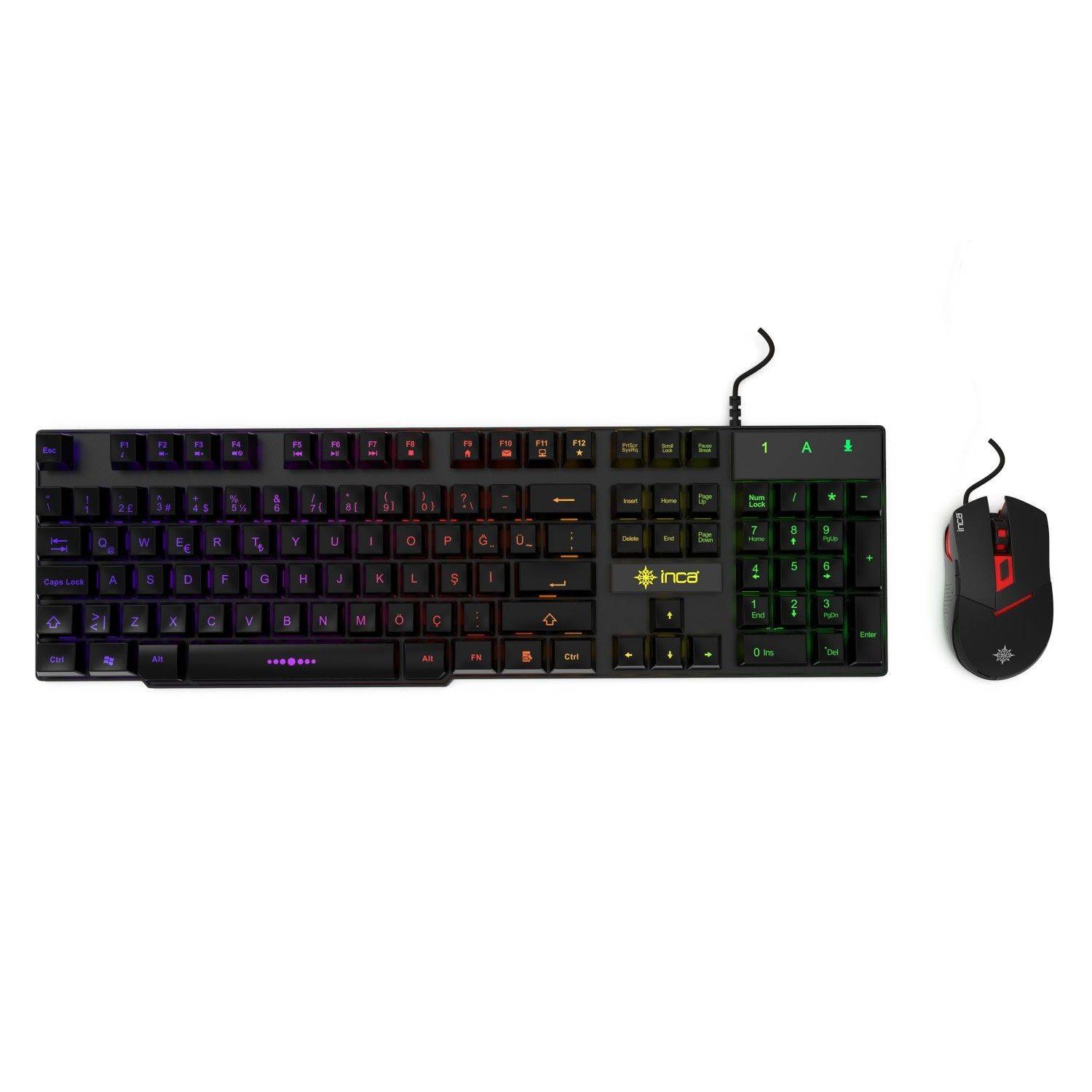 Inca Gaming-Tastatur und Maus Set IKG-448 – Die perfekte Kombination für unübertroffenes Spielerlebnis