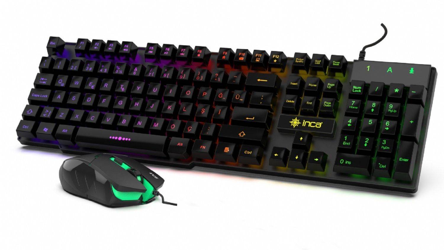 Inca Gaming-Tastatur und Maus Set IKG-448 – Die perfekte Kombination für unübertroffenes Spielerlebnis