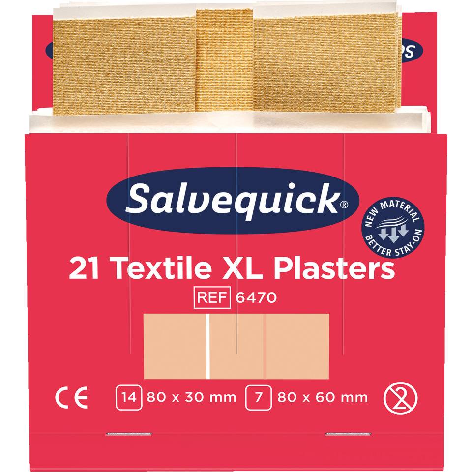 Nachfüll-Pflastersatz, für Salvequick® Pflasterspender XL, elastisch, 126/VE