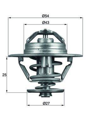 Mahle TX9374D Thermostat, Kühlmittel