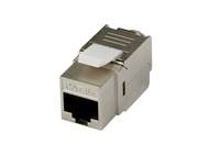 Synergy 21 S216379, Flach, Edelstahl, RJ-45, Weiblich, 23/26, Cat6a