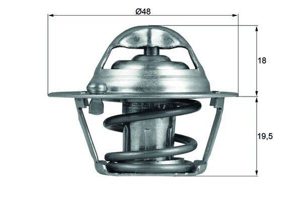Mahle TX12174D Thermostat, Kühlmittel