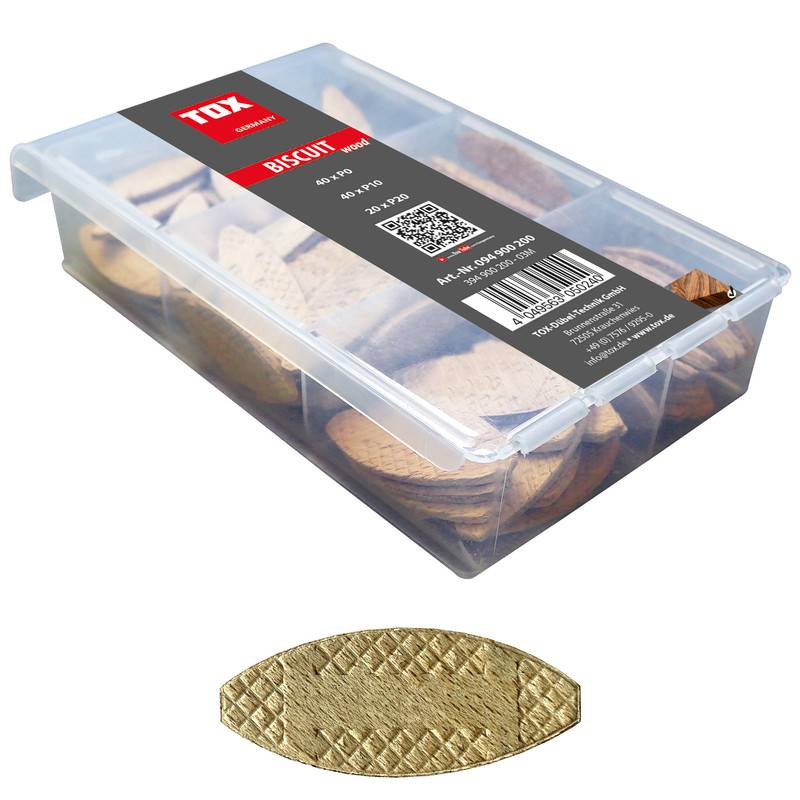 Tox Flachdübel Miniset (100 Stk.)