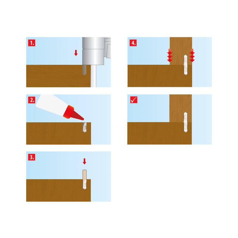 Tox Flachdübel Miniset (100 Stk.)