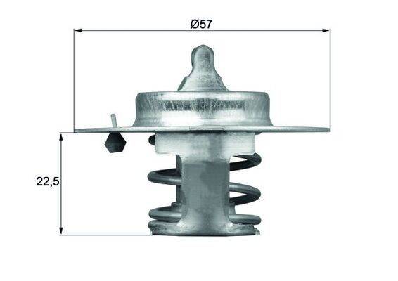 Mahle TX6083D Thermostat, Kühlmittel
