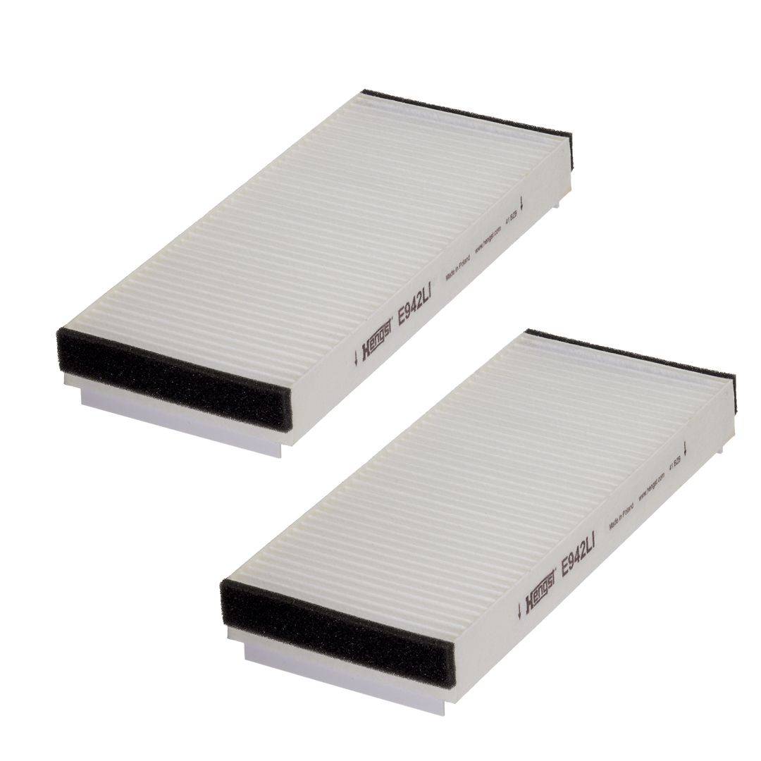 Hengst Filter E942LI-2 Filter, Innenraumluft