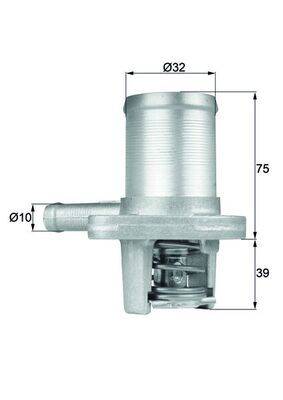 Mahle TI4089 Thermostat, Kühlmittel