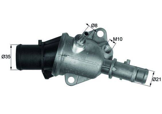 Mahle TI11588 Thermostat, Kühlmittel