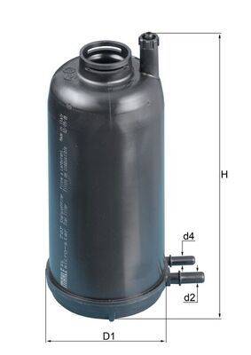 Mahle KL707D Kraftstofffilter