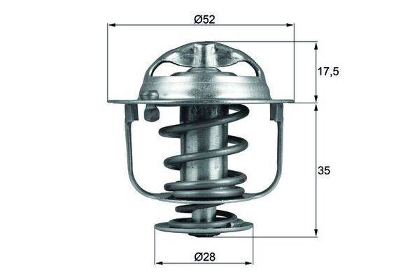 Mahle TX11982D Thermostat, Kühlmittel