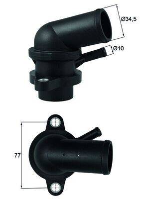 Mahle TI23987D Thermostat, Kühlmittel