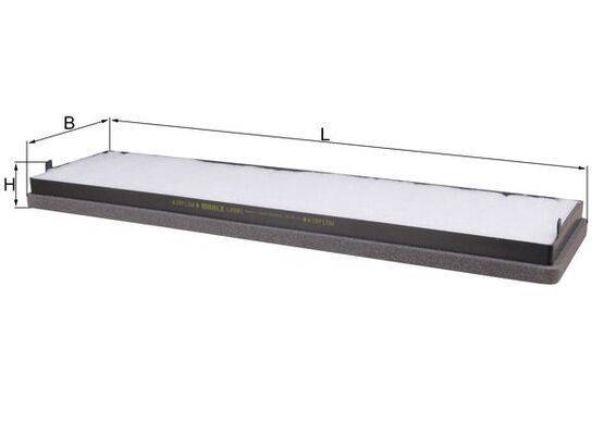 Mahle LA581 Filter, Innenraumluft