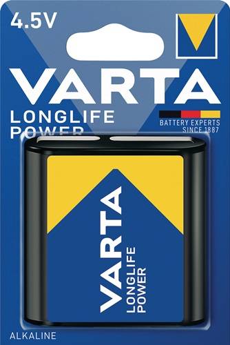 Varta Consumer Batteries GmbH & Co. KGaA Batterie Longlife Power 4,5 V 6100 mAh 3LR12 4912 1 St./Bl. 4912 121 411