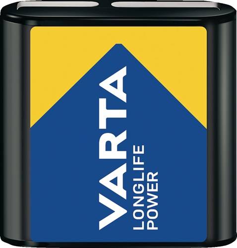 Eine Batterie mit der Aufschrift „VARTA LONGLIFE POWER