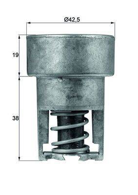 Mahle TX9882 Thermostat, Kühlmittel