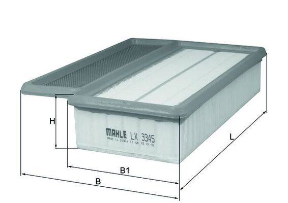 Mahle LX3345 Luftfilter