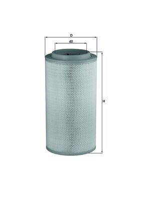 Mahle LX1734 Luftfilter