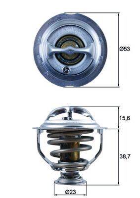 Mahle TX12395D Thermostat, Kühlmittel