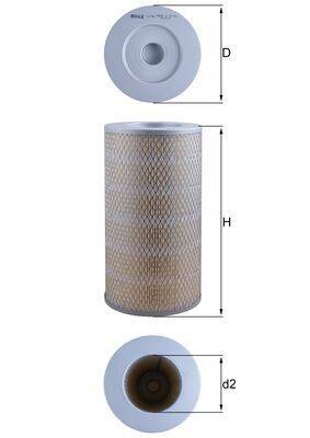 Mahle LX941 Luftfilter
