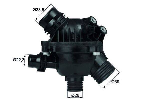 Mahle TM1497 Thermostat, Kühlmittel