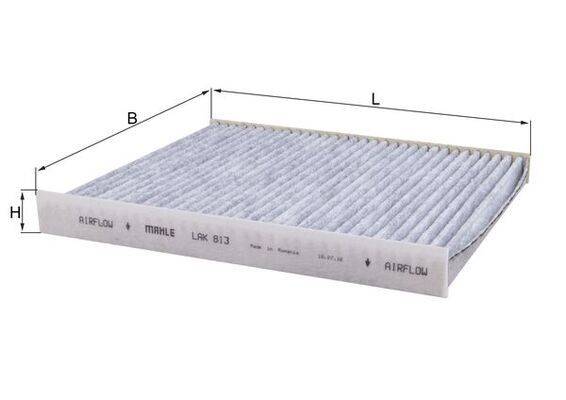 Mahle LAK813 Filter, Innenraumluft