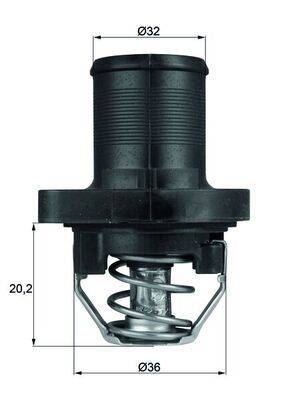 Mahle TI4789 Thermostat, Kühlmittel
