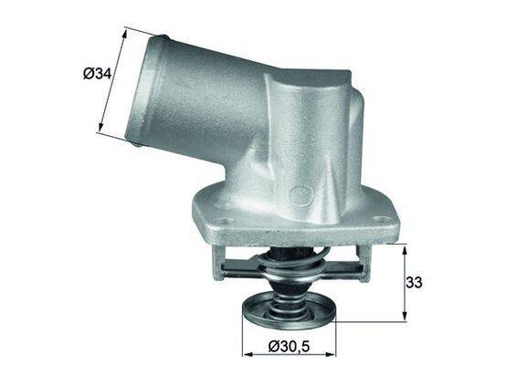 Mahle TI13292D Thermostat, Kühlmittel