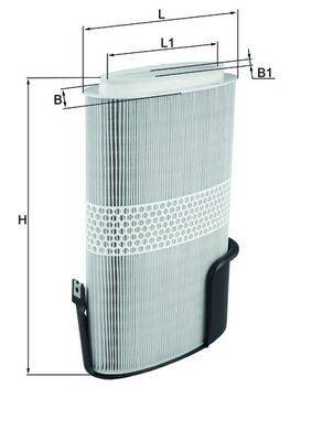 Mahle LX1009/6 Luftfilter