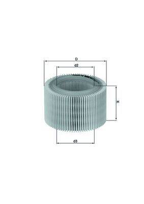 Mahle LX718 Luftfilter