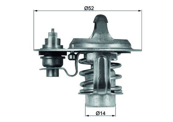 Mahle TX7688D Thermostat, Kühlmittel