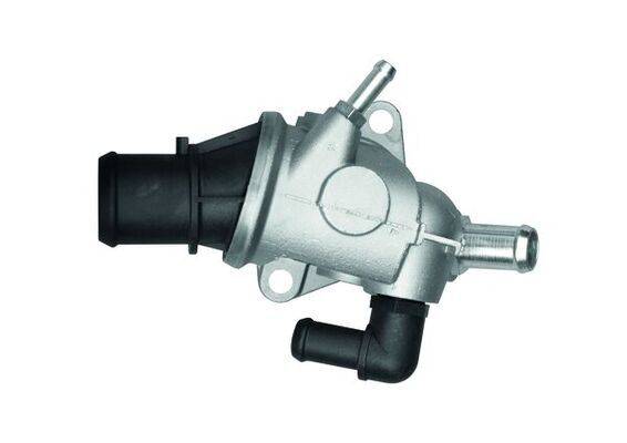 Ein Thermostatgehäuse für Autos mit mehreren Ausgangsanschlüssen und Befestigungslöchern, das zur Regulierung der Motortemperatur verwendet wird.
