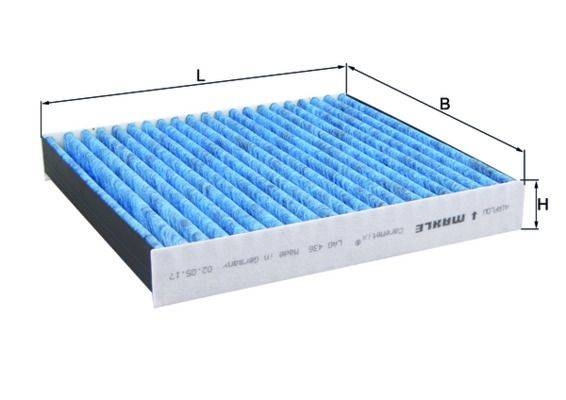 Mahle LAO436 Filter, Innenraumluft