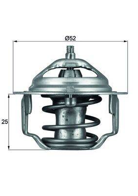 Mahle TX6482 Thermostat, Kühlmittel