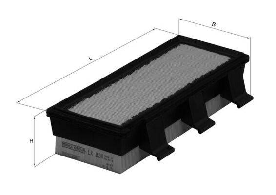 Mahle LX824 Luftfilter