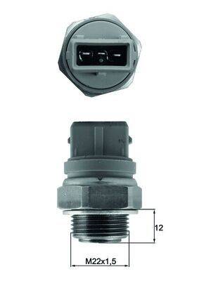 Mahle TSW68 Temperaturschalter, Kühlerlüfter
