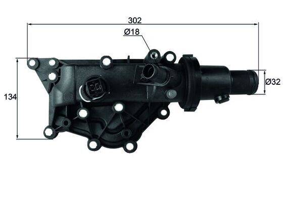 Mahle TH6089 Thermostat, Kühlmittel