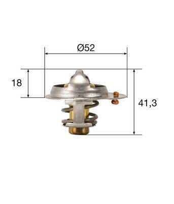 Mahle TX8582 Thermostat, Kühlmittel