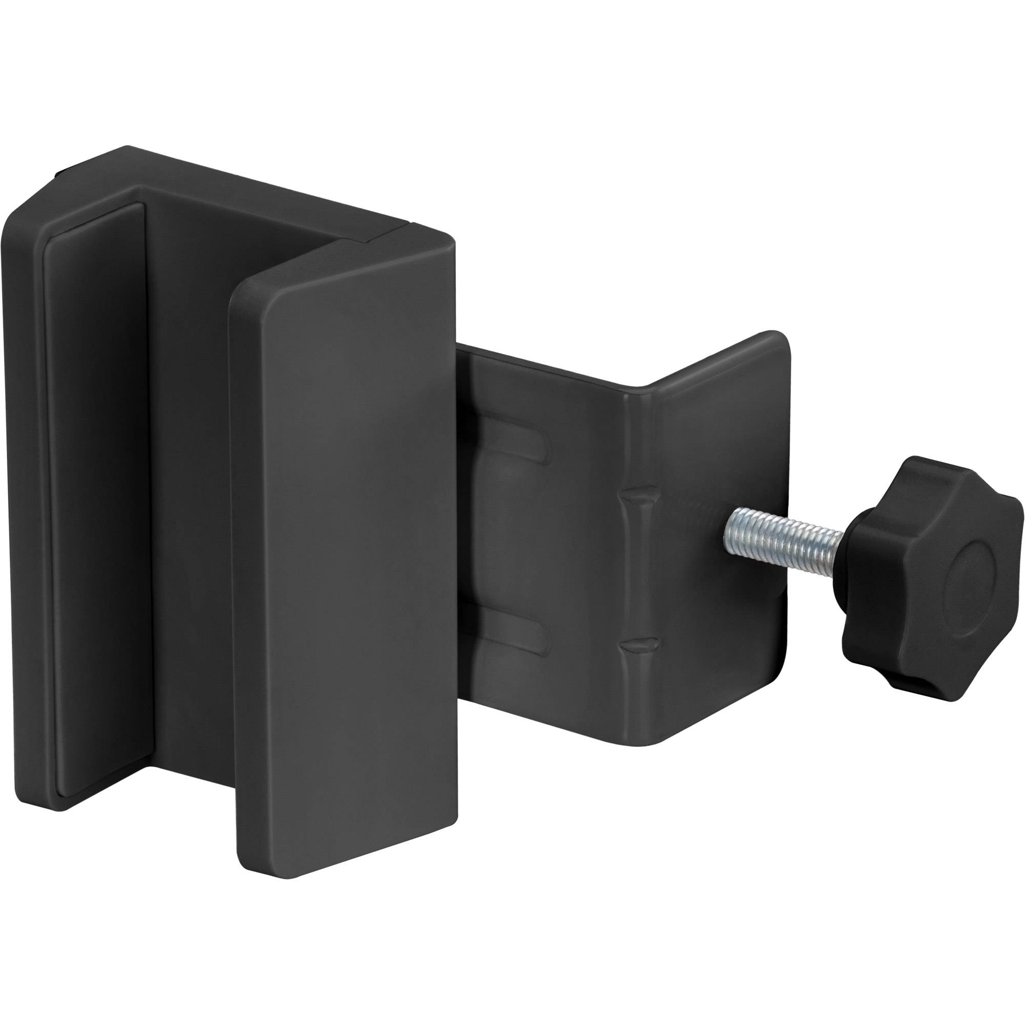 INLINE - Tischbein-Klemme für Steckdosenleiste - Schraubklemme - schwarz
