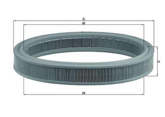Mahle LX332 Luftfilter