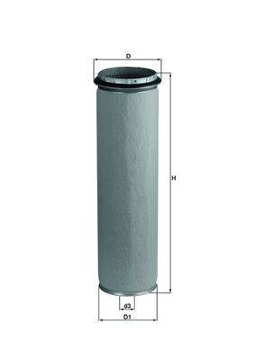 Mahle LXS43/1 Sekundärluftfilter