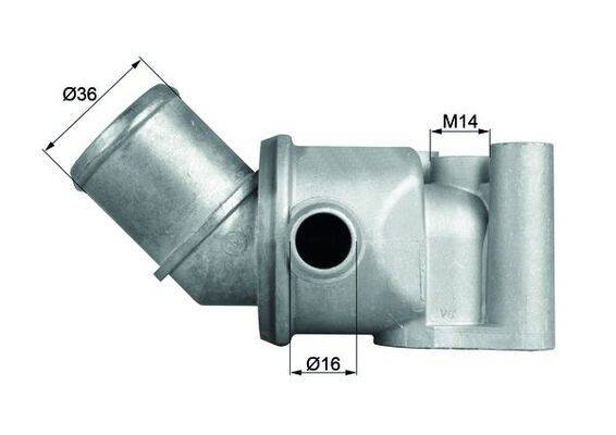 Mahle TI9187D Thermostat, Kühlmittel