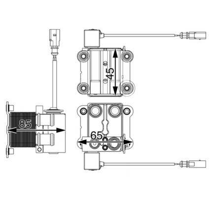 Mahle ACH1000P Kühler, Antriebsbatterie
