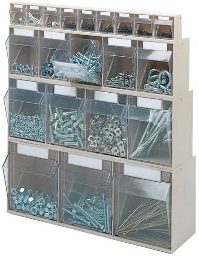 Lockweiler Plastic Werke GmbH Klarsichtmagazin H207xB600xT172mm 4 x D Ku.weiß LOCKWEILER 1500413