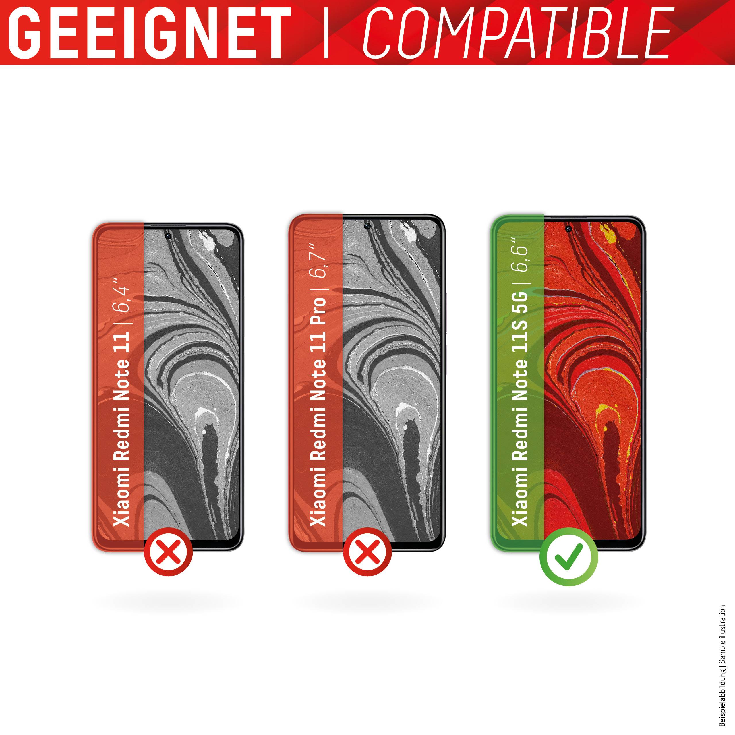 Real Glass, 2D Panzerglas für Xiaomi Redmi Note11S 5G