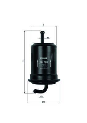 Mahle KL523 Kraftstofffilter