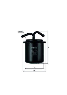Mahle KL134 Kraftstofffilter