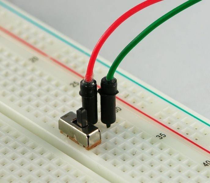 3 poliger Schiebeschalter für Breadboards