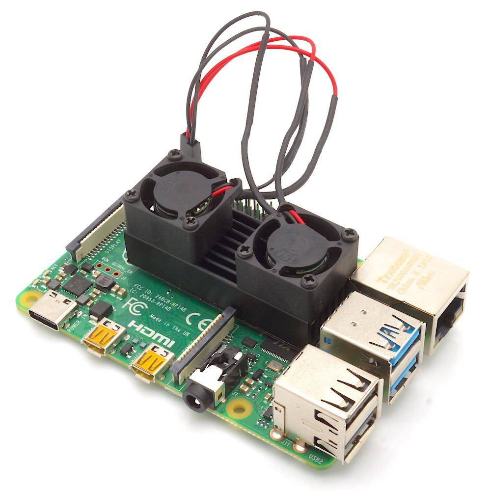 Dual Lüfter für Raspberry Pi