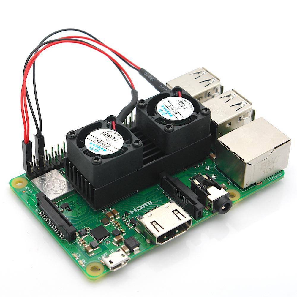 Dual Lüfter für Raspberry Pi